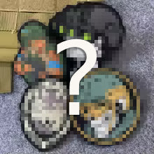 MISTERY HELMET BADGES PACK
